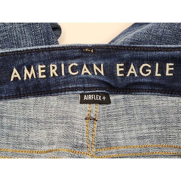 American Eagle Jeans Men's 38x30 Slim Straight Airflex + Blue Denim Lot Of 3 - Picture 13 of 16